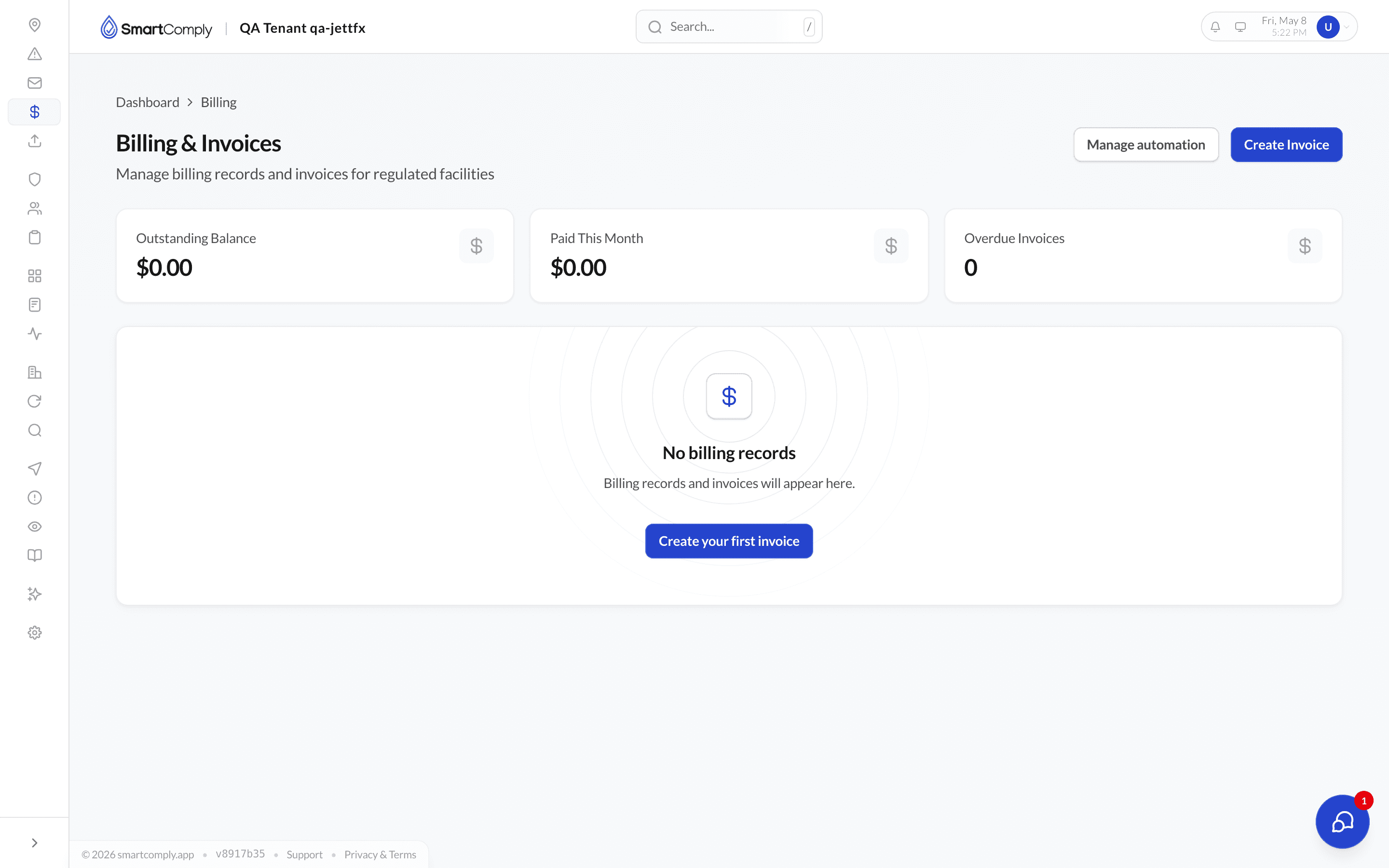 Billing list